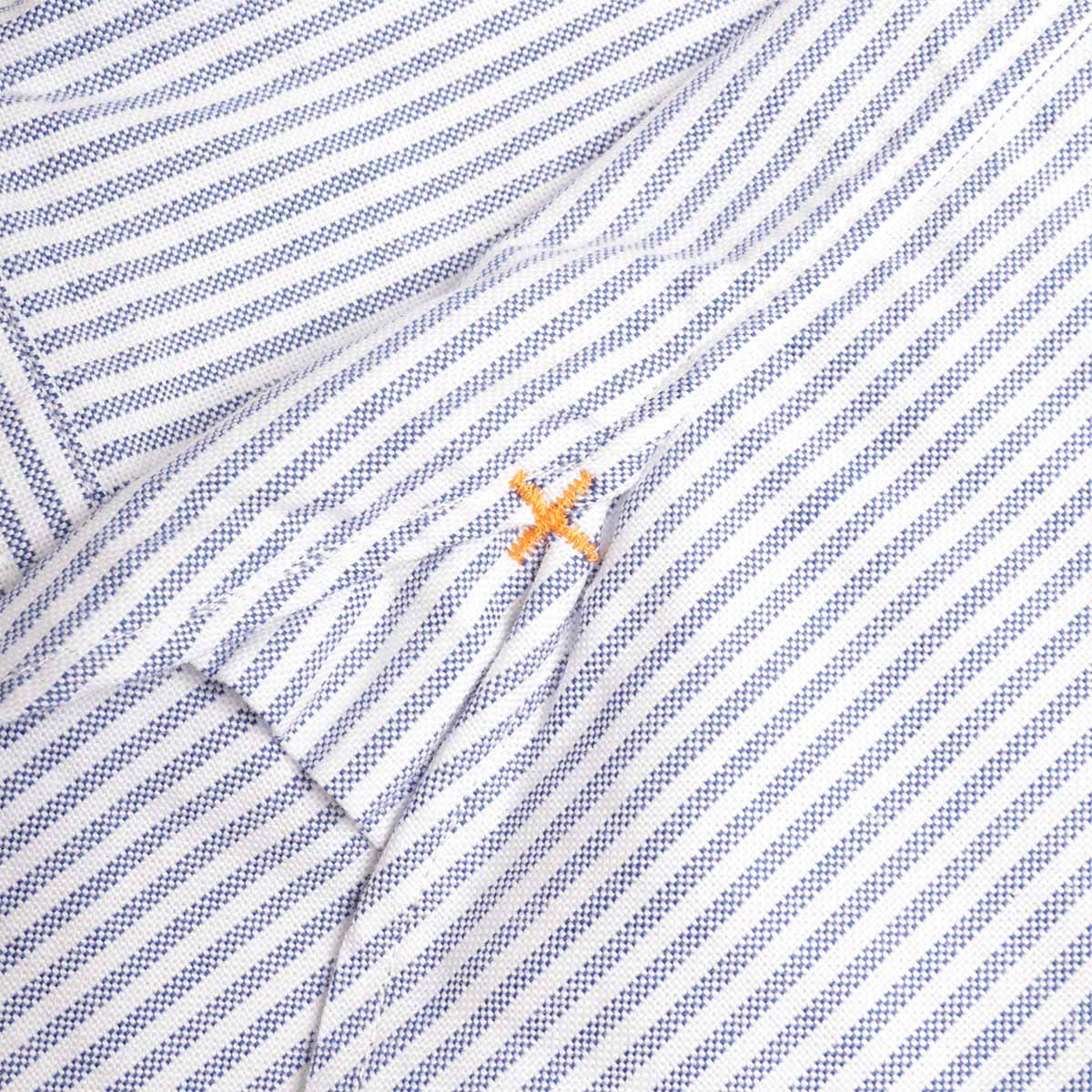 Beams Plus Button Down Oxford Candy Stripe Shirt
