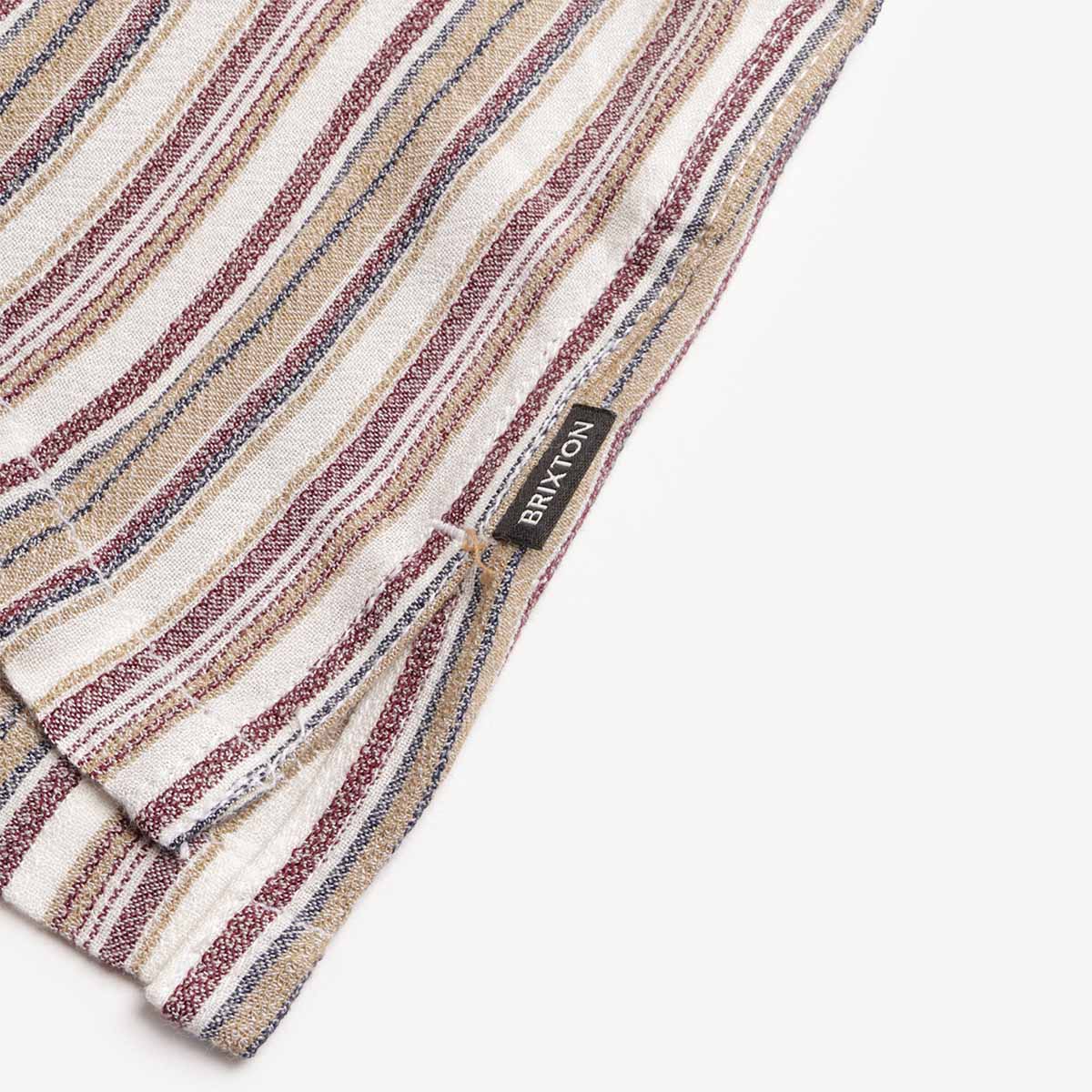Brixton Bunker Twisted Stripe Woven Shirt