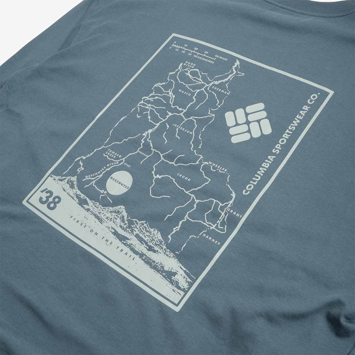 Columbia Black Butte Long Sleeve Graphic T-Shirt
