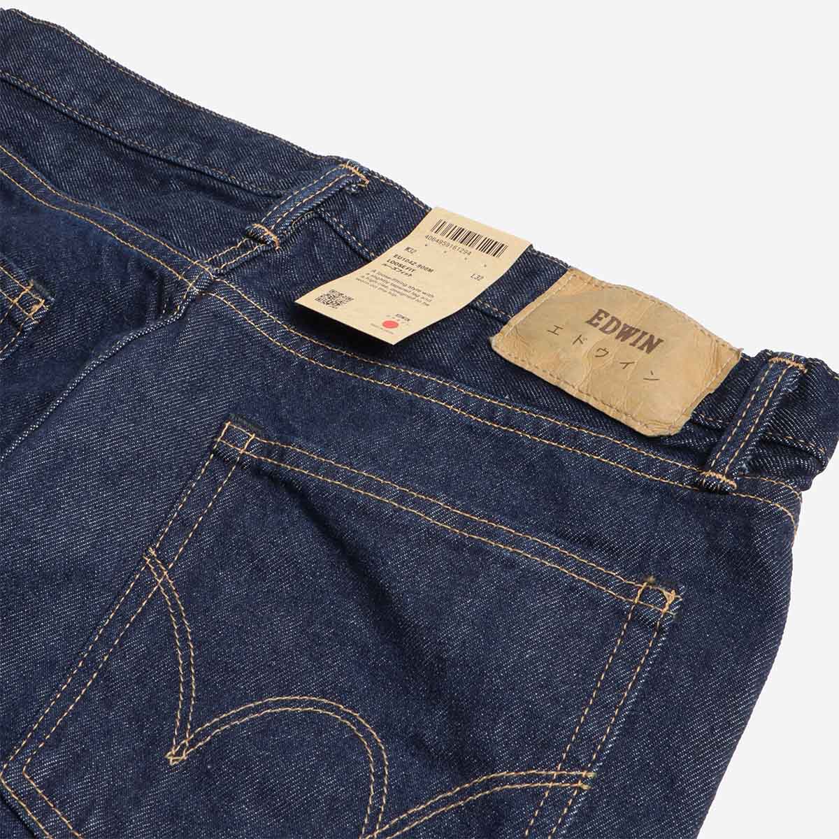 Edwin Loose Fit Kaihara Pure Indigo Openend 12.5oz Denim Jeans