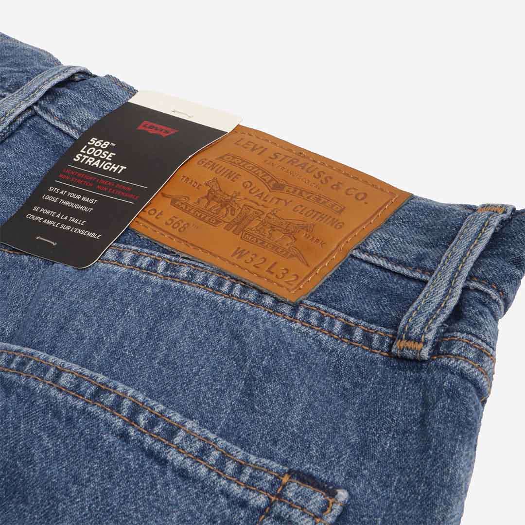 Levi's 568 Stay Loose Lightweight Linen+ Denim Jeans