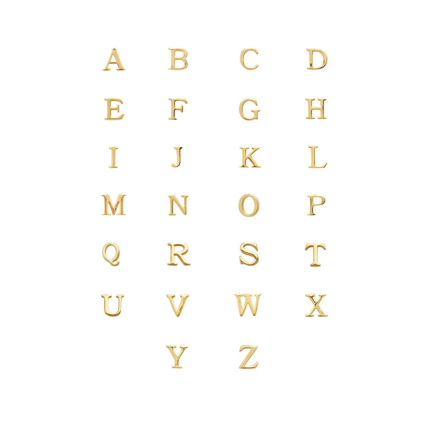 Stories Initial Pendant (Gold)