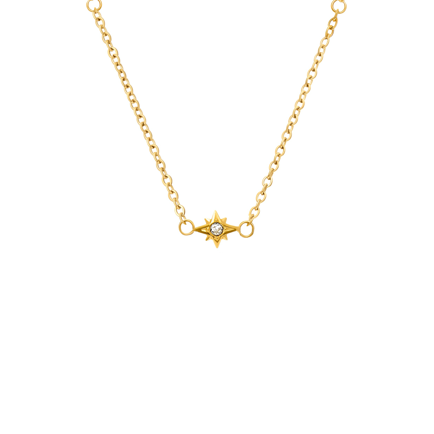Heart Photo Locket Necklace (Gold)