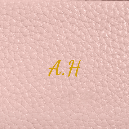 Leather Card Holder (Blush Nude)