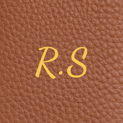 Large Vanity Cosmetic Bag (Tan)