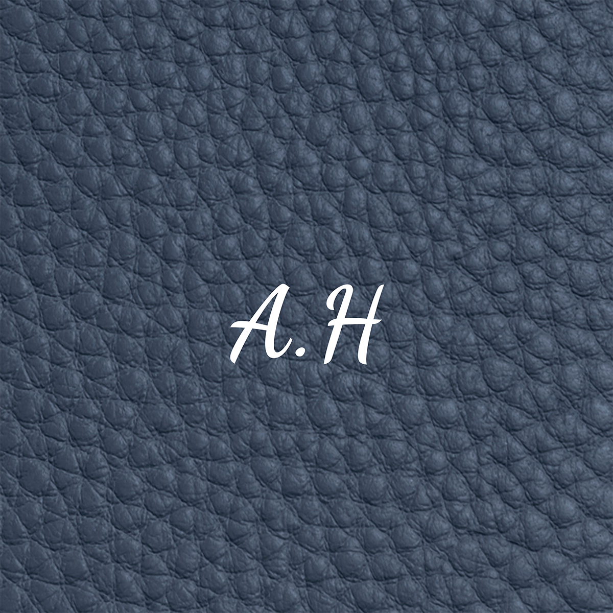 Leather Card Holder (Navy)
