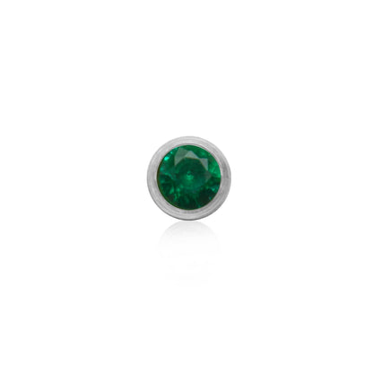 Stamped - Crystal Heart Birthstone