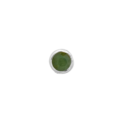 Made Mine Charms - Round Birthstone Charms (Silver)