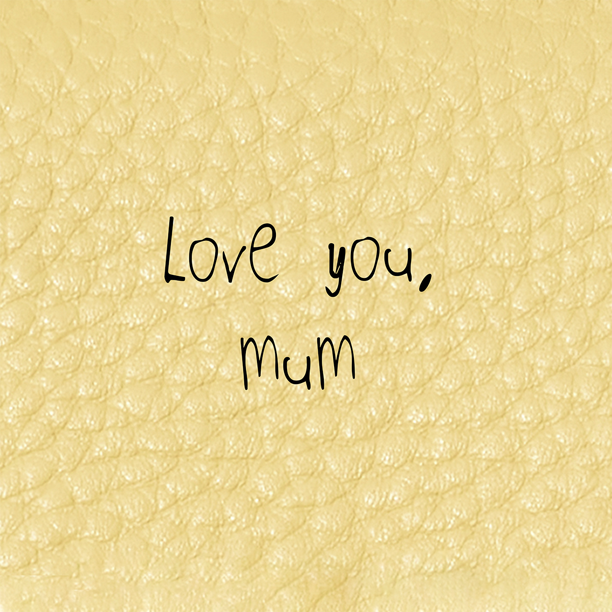 Leather Sun Keyring (Butter Yellow)