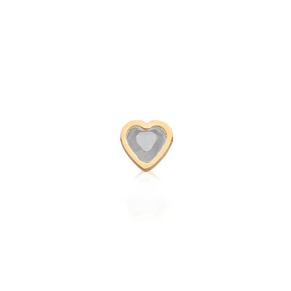 Made Mine Mini Heart Birthstone Bracelet (Gold)