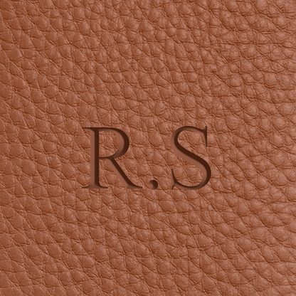 Large Vanity Cosmetic Bag (Tan)