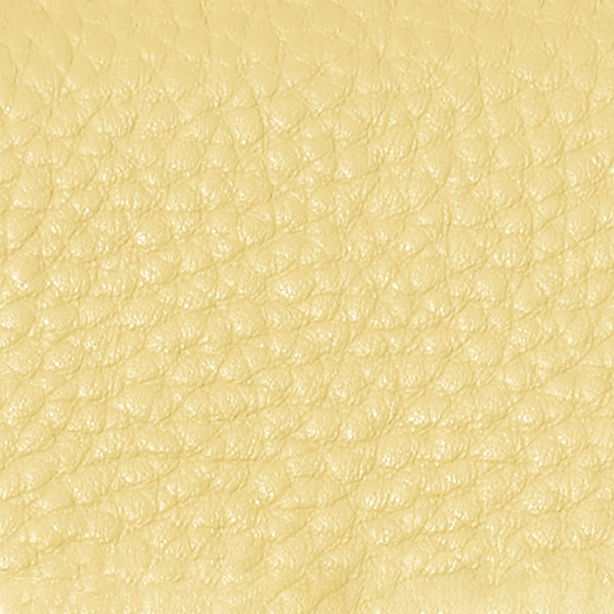 Leather Sun Keyring (Butter Yellow)