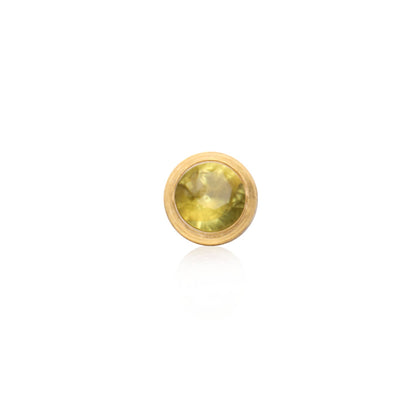 Birthstone Stud Earring (Gold)
