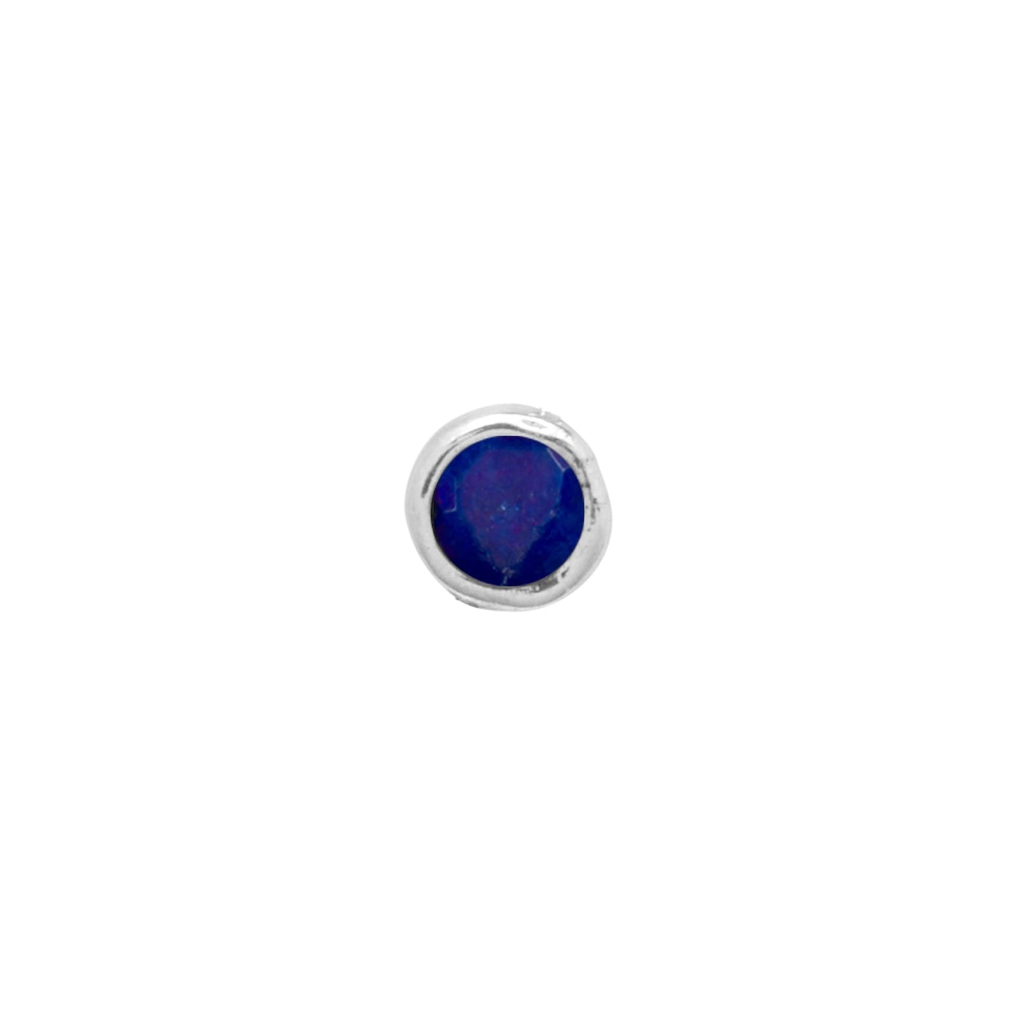Made Mine Charms - Round Birthstone Charms (Silver)