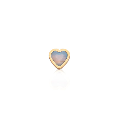 Made Mine Charms - Heart Birthstone Charms (Gold)