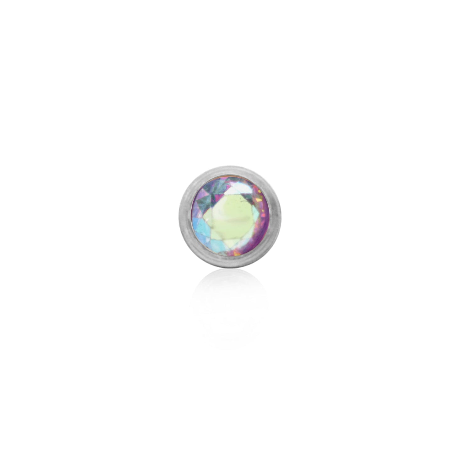 Stamped - Crystal Heart Birthstone