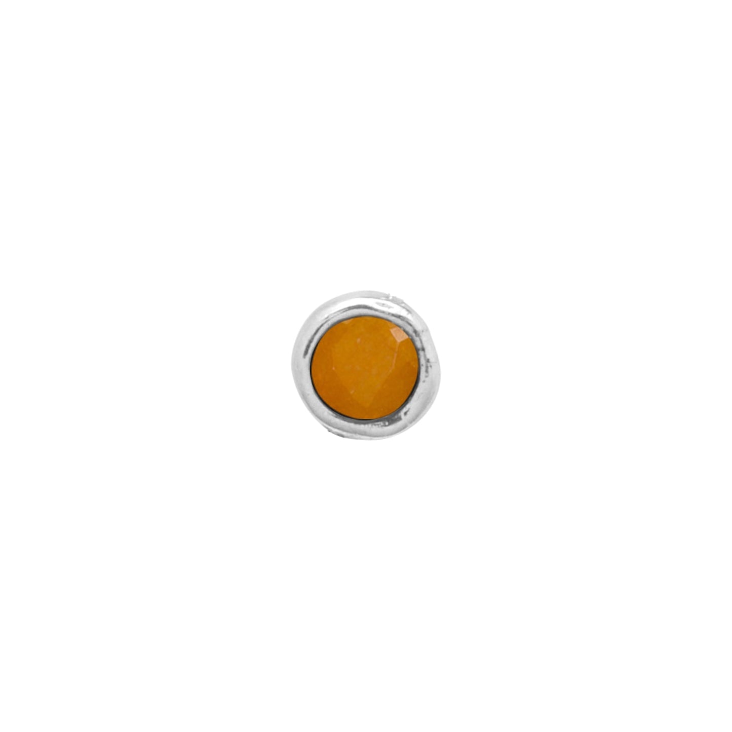 Made Mine Charms - Round Birthstone Charms (Silver)