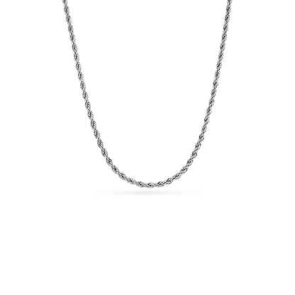 Floating Charm Heart Locket Necklace (Silver)