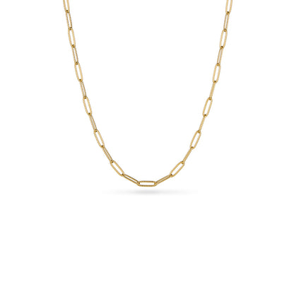 Round Photo Locket Sphere Necklace (Gold)