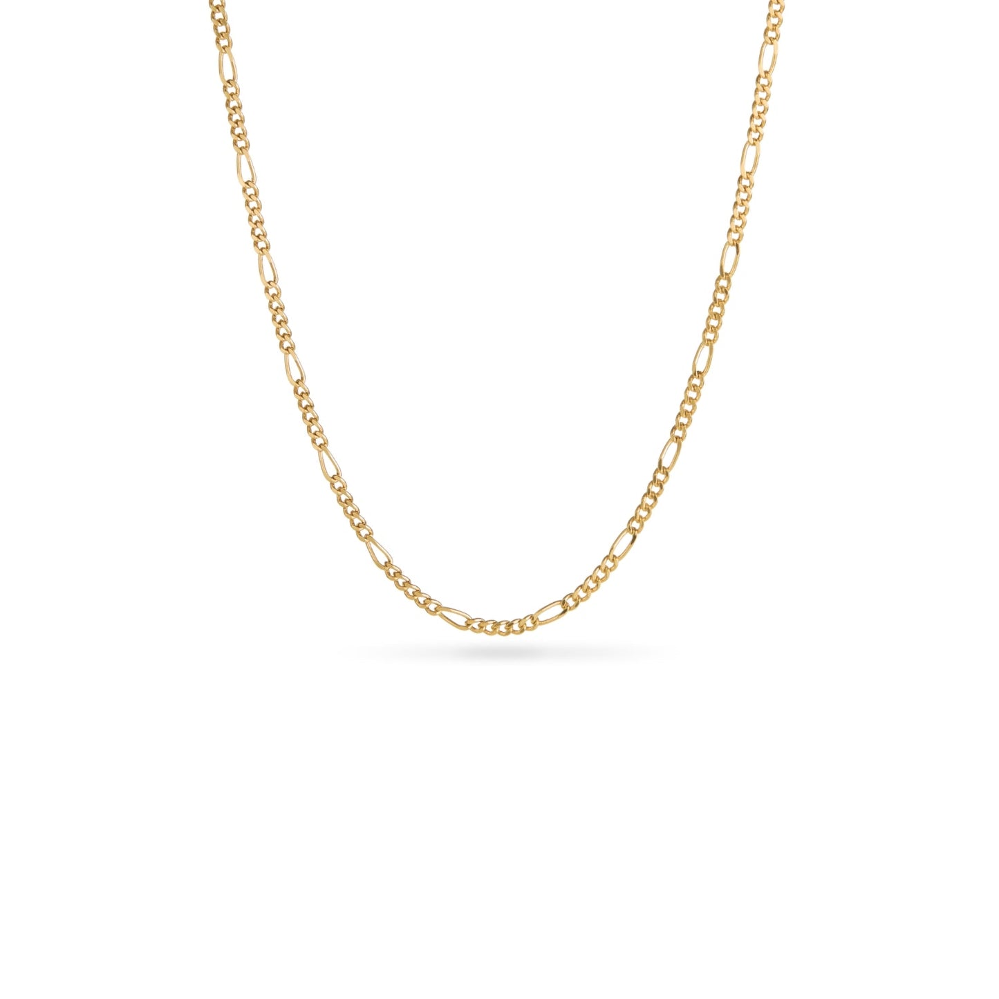 Double Heart Token Fingerprint Necklace (Gold & Silver)