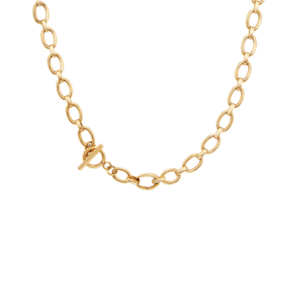 Mini Photo Love Locket Necklace (Gold)