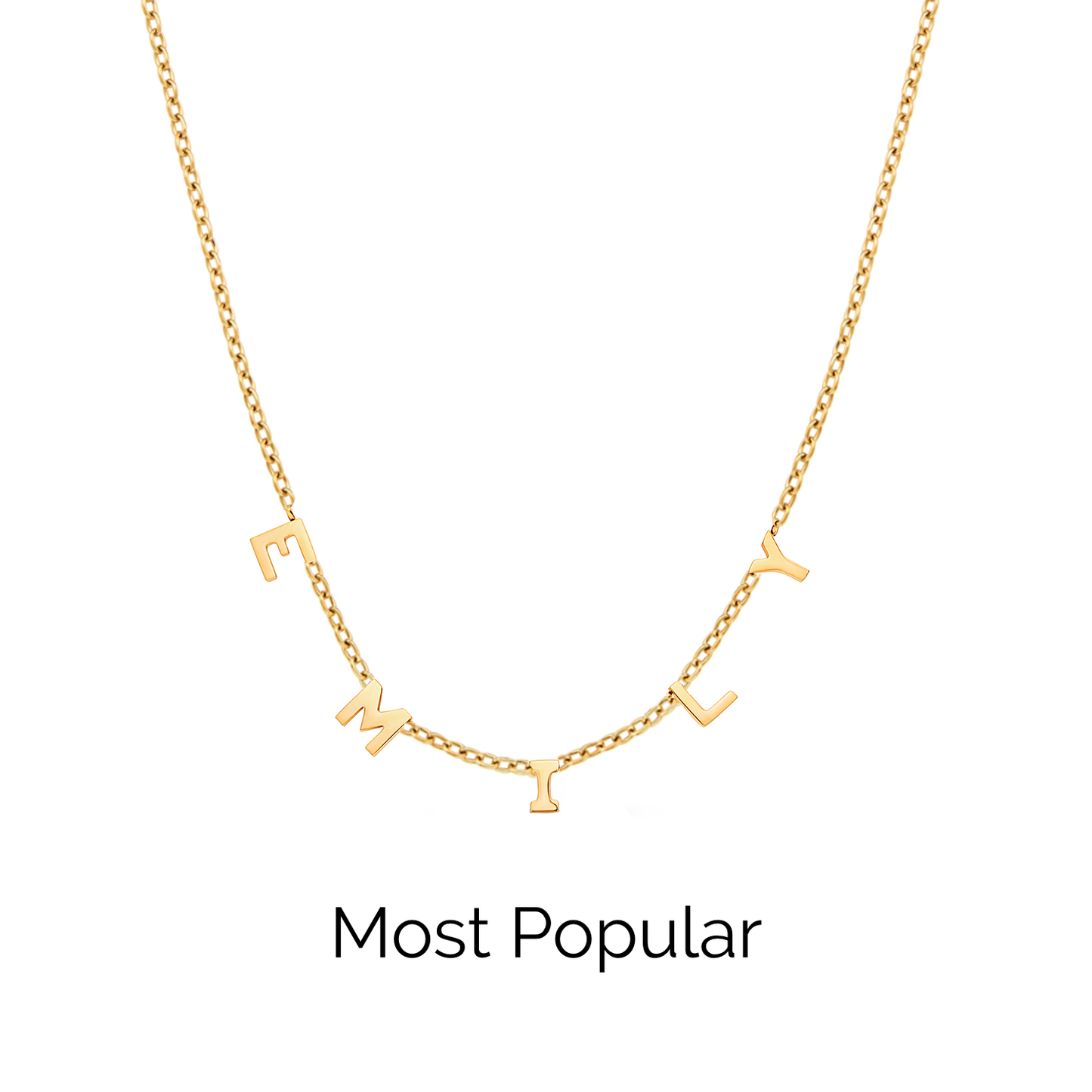 Made Mine Name Necklace - Gold