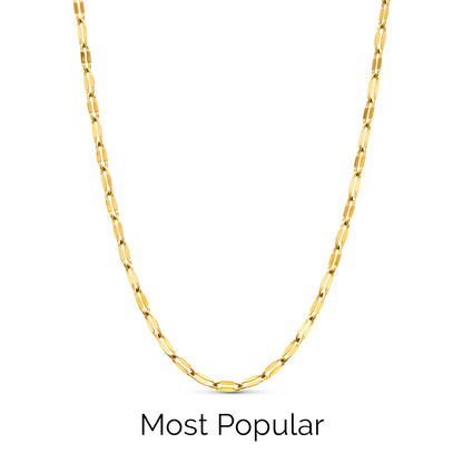 Pale Pink Opal Cushion Necklace (Gold)