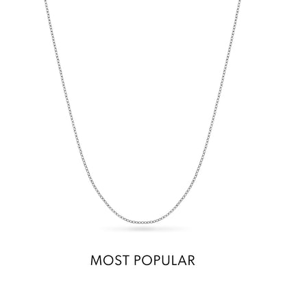 Cursive Name Necklace (Silver)