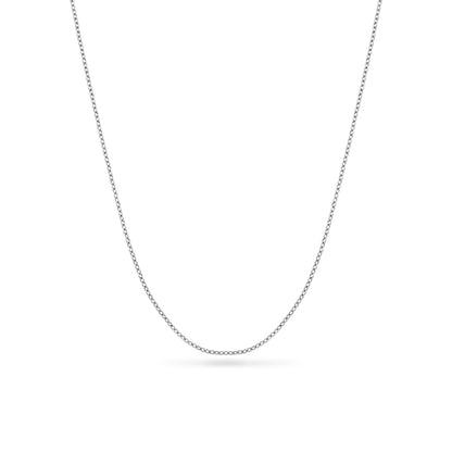 Layering Fine Chain Necklace (Silver)