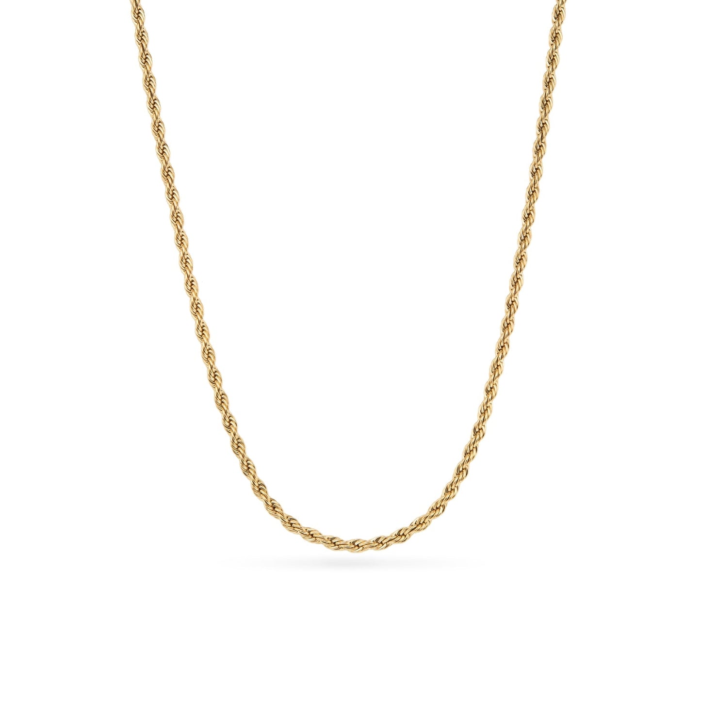 Pale Pink Opal Heart Necklace (Gold)