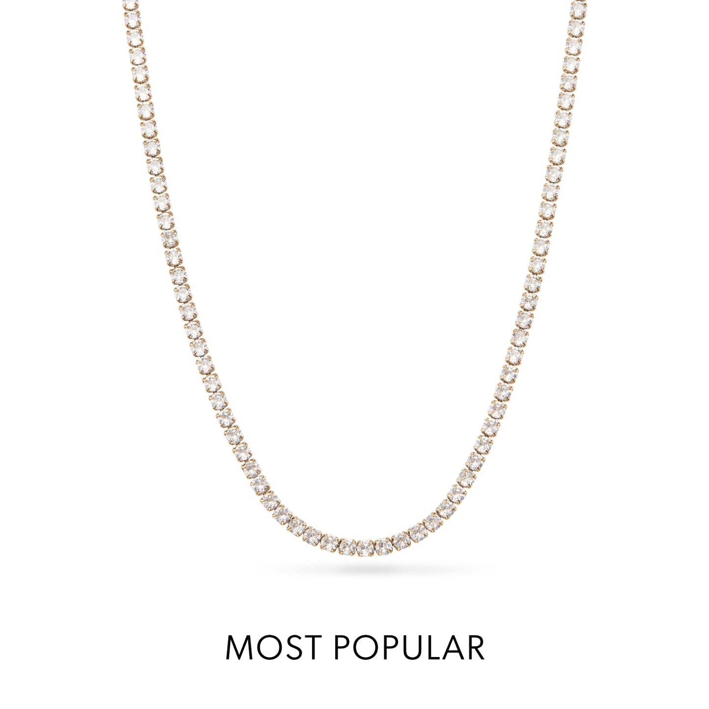 Mother of Pearl Heart Necklace (Gold)