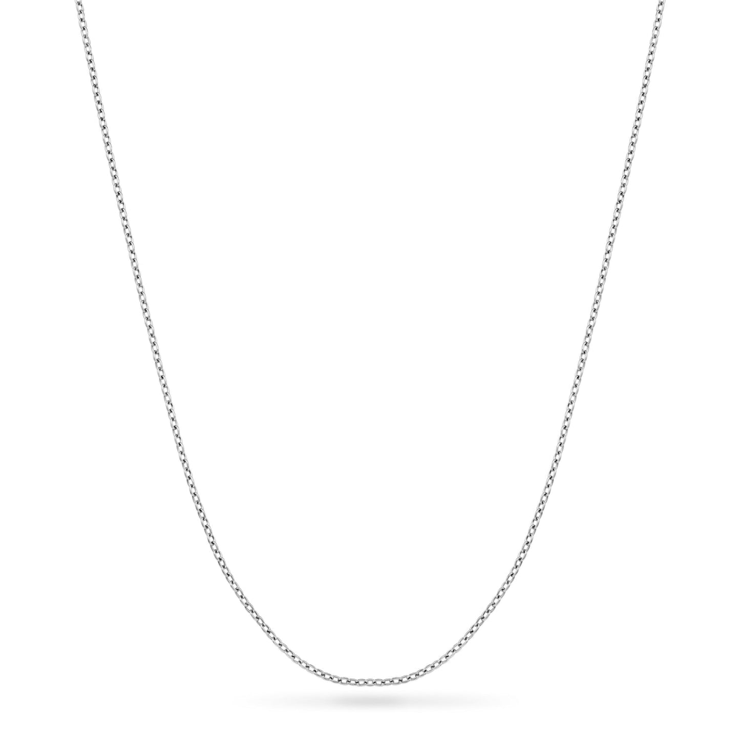 Mini Written In The Stars Initial Tag Necklace (Silver)