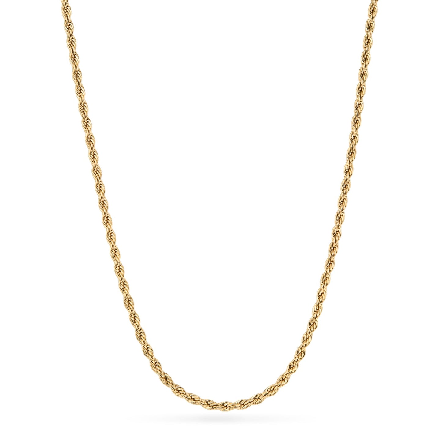 Organic Fingerprint Droplet Necklace (Gold)