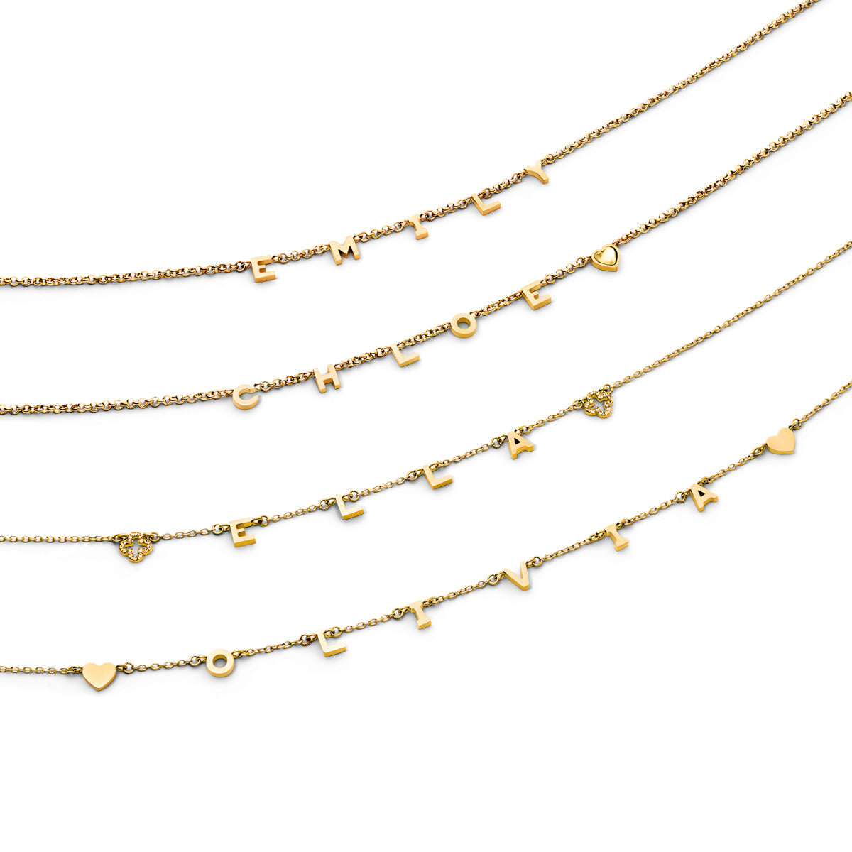 Made Mine Name Necklace (Gold)