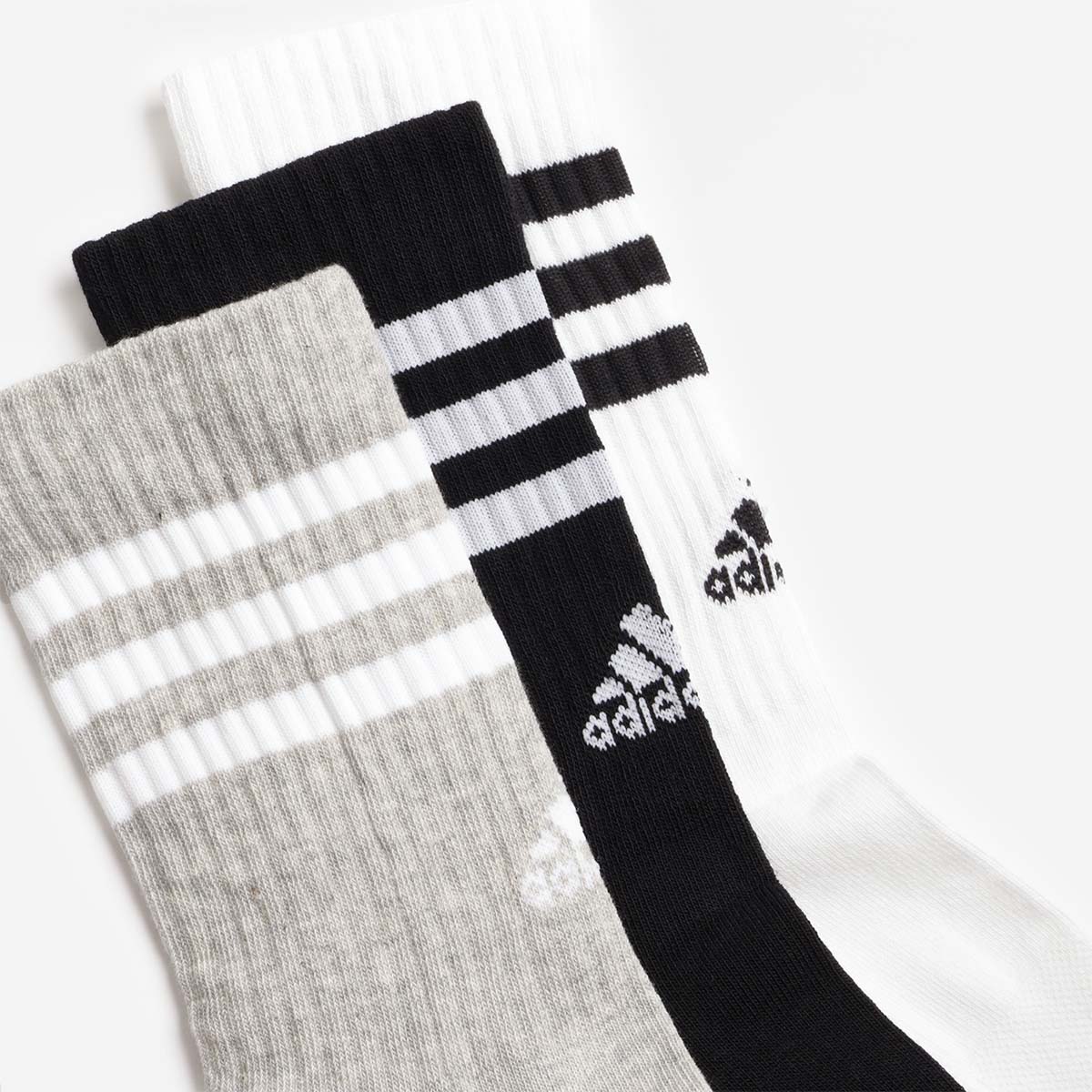 Adidas Originals 3-Stripes Cushioned Crew Socks 3 Pairs
