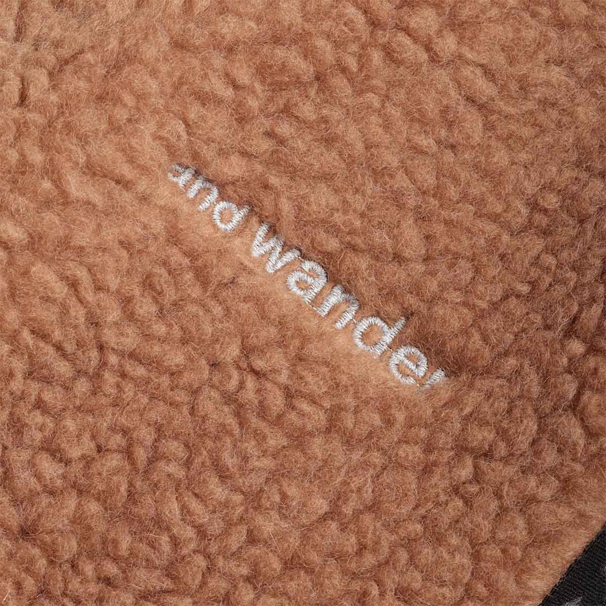 And Wander Mix Boa Jacket