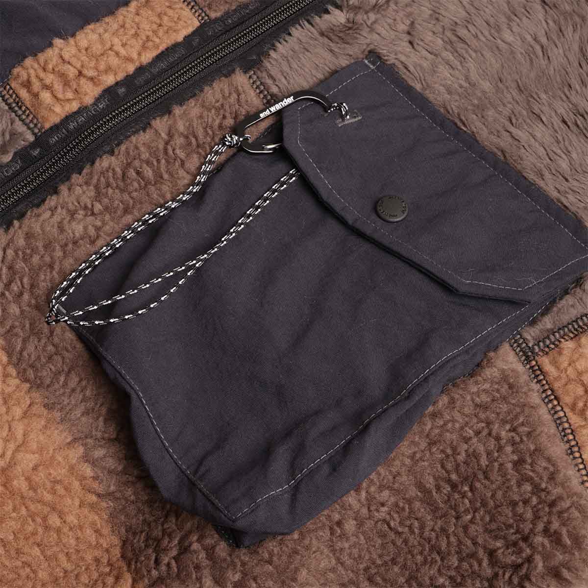 And Wander Mix Boa Jacket