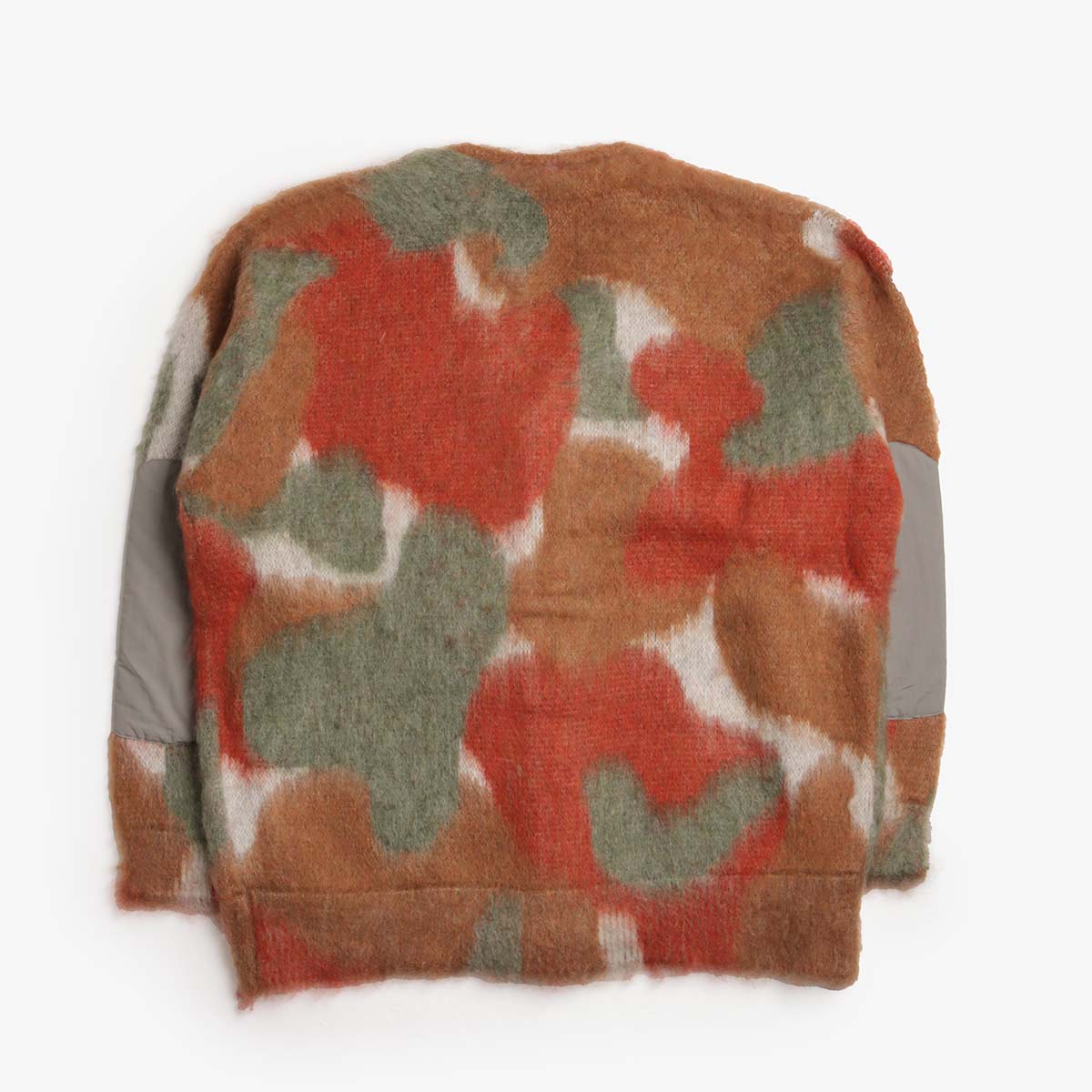And Wander Shaggy Knit Mix Colour Cardigan