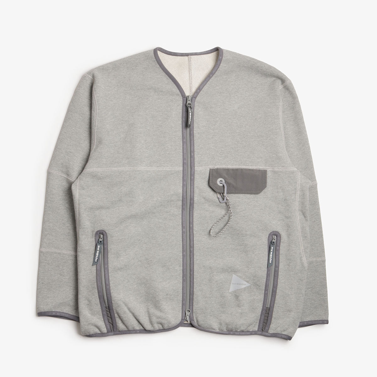 And Wander Sweat Cardigan