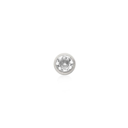 Custom Retro Birthstone (Silver)