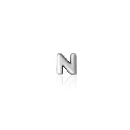 Fixed Charm - Bubble Initial Charm (Silver)
