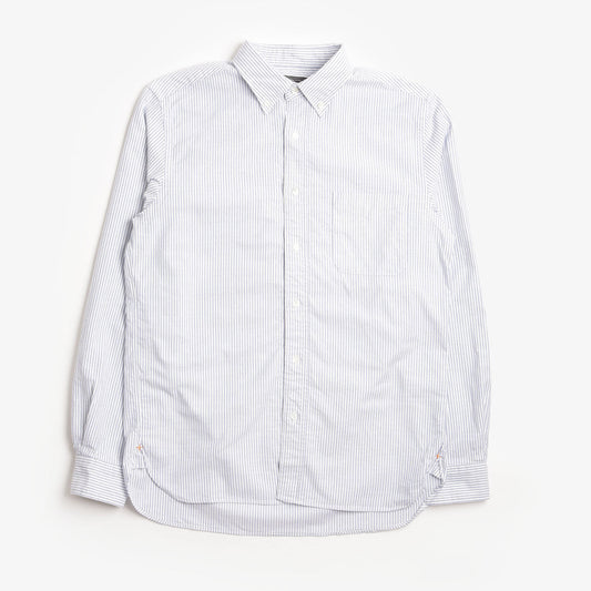 Beams Plus Button Down Oxford Candy Stripe Shirt