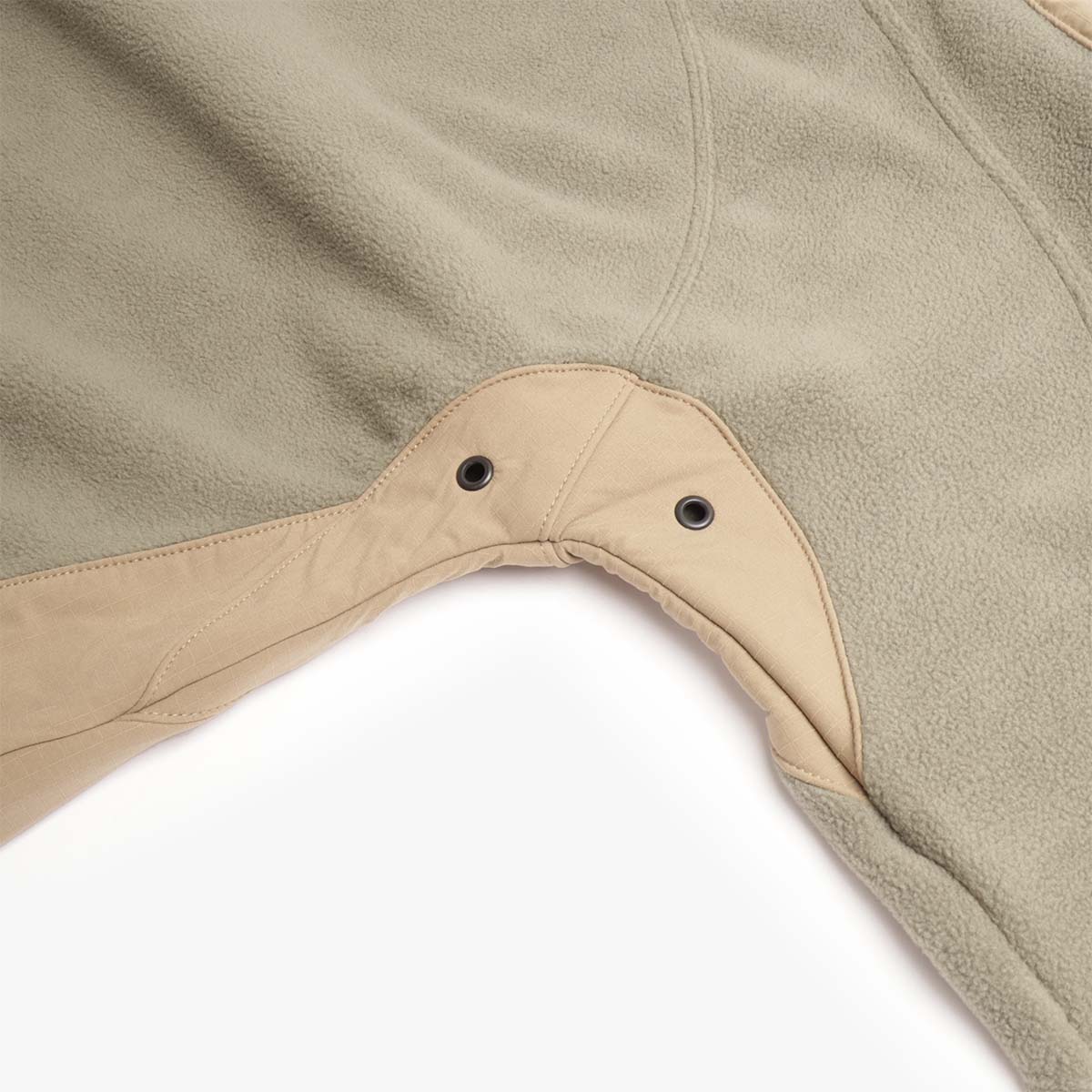 Beams Plus Military Athletic Half Zip Fleece Sweatshirt