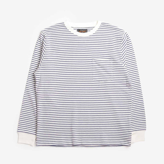 Beams Plus Pocket Inlay Stripe T-Shirt
