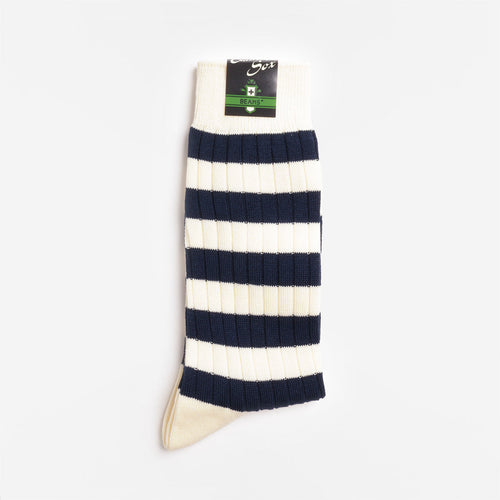 Beams Plus Rib Border Socks