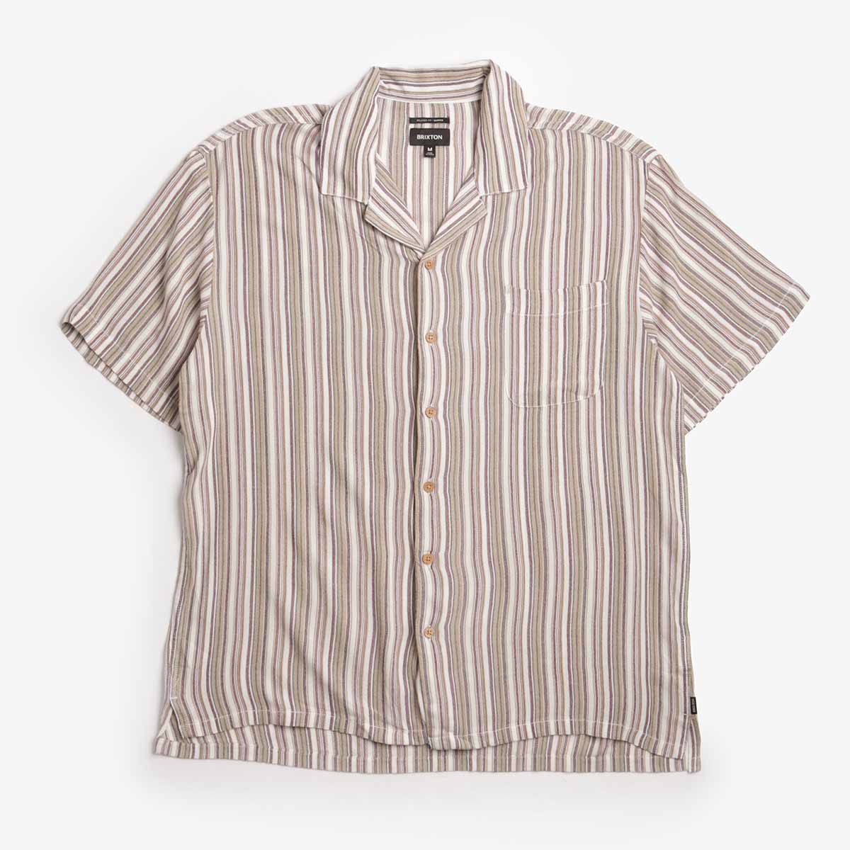 Brixton Bunker Twisted Stripe Woven Shirt