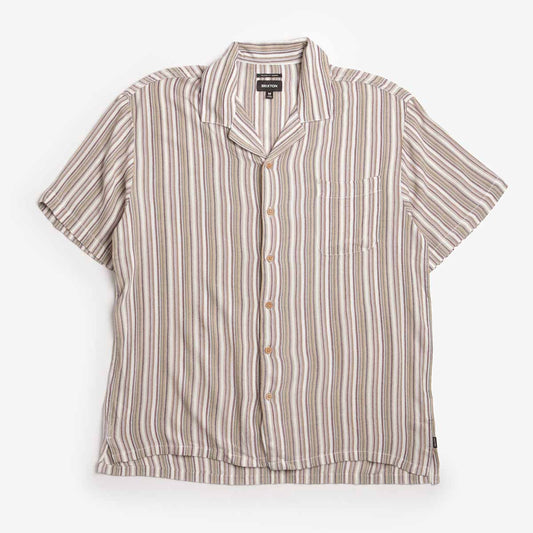 Brixton Bunker Twisted Stripe Woven Shirt