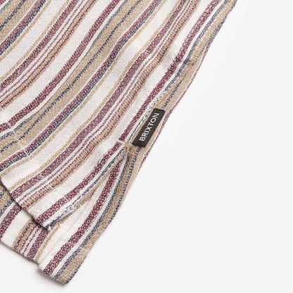 Brixton Bunker Twisted Stripe Woven Shirt