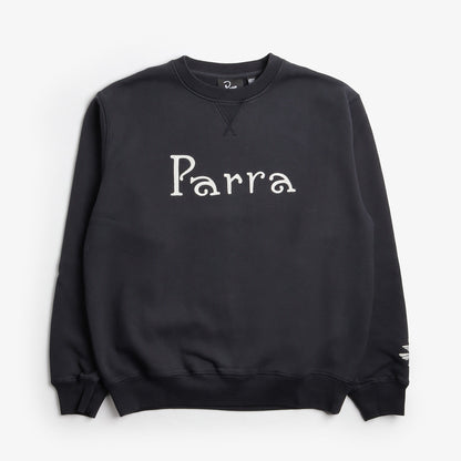 By Parra Weird Trad Logo Crew Neck Sweatshirt