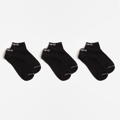 Carhartt WIP Script Sneakers Socks 3 Pack